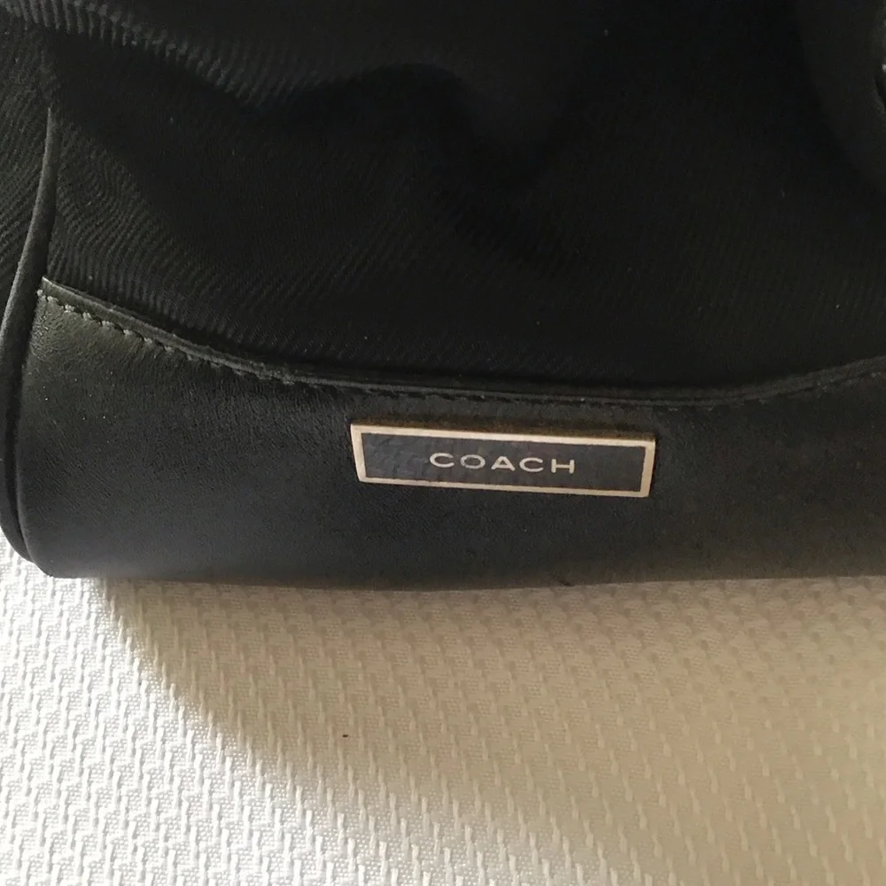 ✔️Coach Vintage Black Leather Travel or Office Bag, EUC